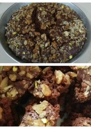 A picture of Chocolate walnut brownie.