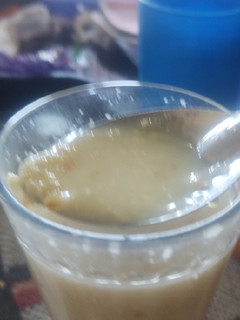 Una foto de Licuado de avena y manzana, en agua Pal' colesterol 🍎🍎