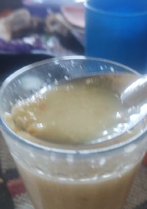 Una foto de Licuado de avena y manzana, en agua Pal' colesterol 🍎🍎