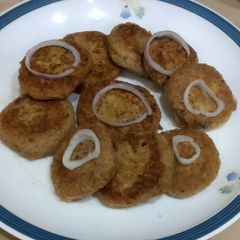 A picture of Chicken shami kabab 🍗 🍗.