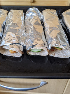 Tortilla csirkefalatkákkal recept fotója