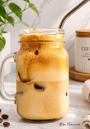 Gambar Coffee Latte (homemade ala café)
