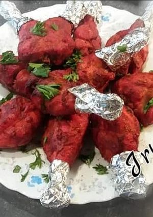 A picture of 🌶🍗🥗Spicy Chicken Drumsticks🥗 🍗🌶.