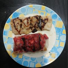 A picture of Rice paper and fruit Toffee.