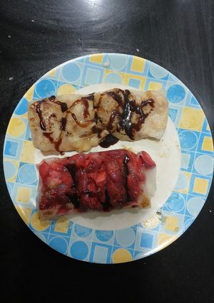 A picture of Rice paper and fruit Toffee.