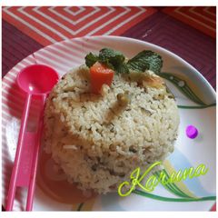 A picture of Vegetables pulao.
