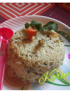 A picture of Vegetables pulao.