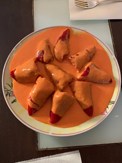 Una foto de Pimientos del piquillo rellenos (cocina de aprovechamiento)