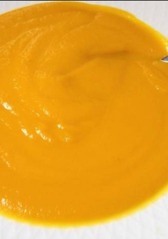 Una foto de Crema de calabaza