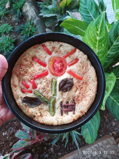 Foto resep Focaccia Garden Bread