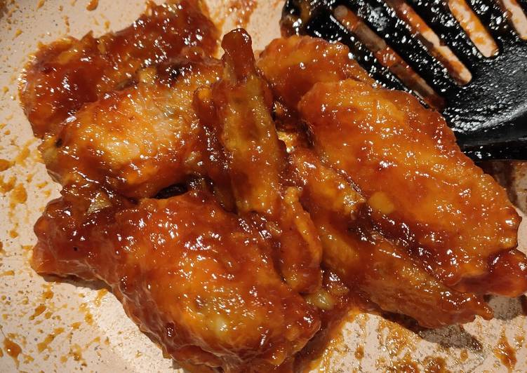 Cara Menghidangkan Ayam goreng kyochon homemade, ayam opa korea Kekinian