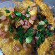Alitas de pollo al verdeo con cheddar y panceta😍😋