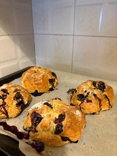 Φωτογραφία της συνταγής Blueberry bagel 🥯🫐
