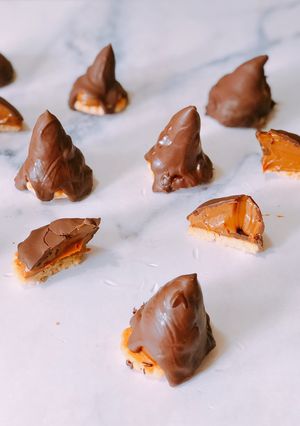 Una foto de Conitos de dulce de leche