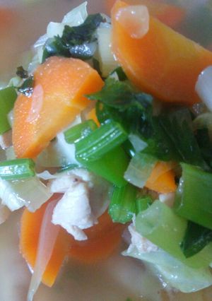Foto resep Sup Ayam dan Sayuran