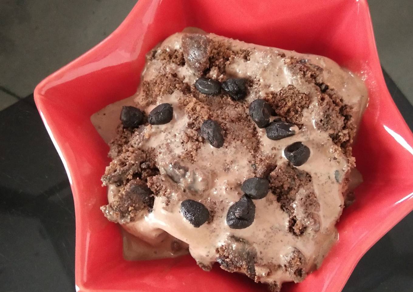 Chocolate brownie ice cream