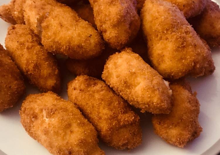 Easiest Way to Make Homemade Chicken and ham bechamel croquets