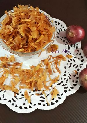 Foto resep Bawang Goreng Renyah Tanpa Tepung
