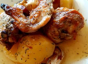 Foto principal de Pollo al horno con ajos y limón... Muy fácil!!!