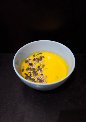 Une photo de Velouté butternut/carotte