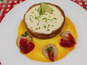 Una foto de merengue para limón pie