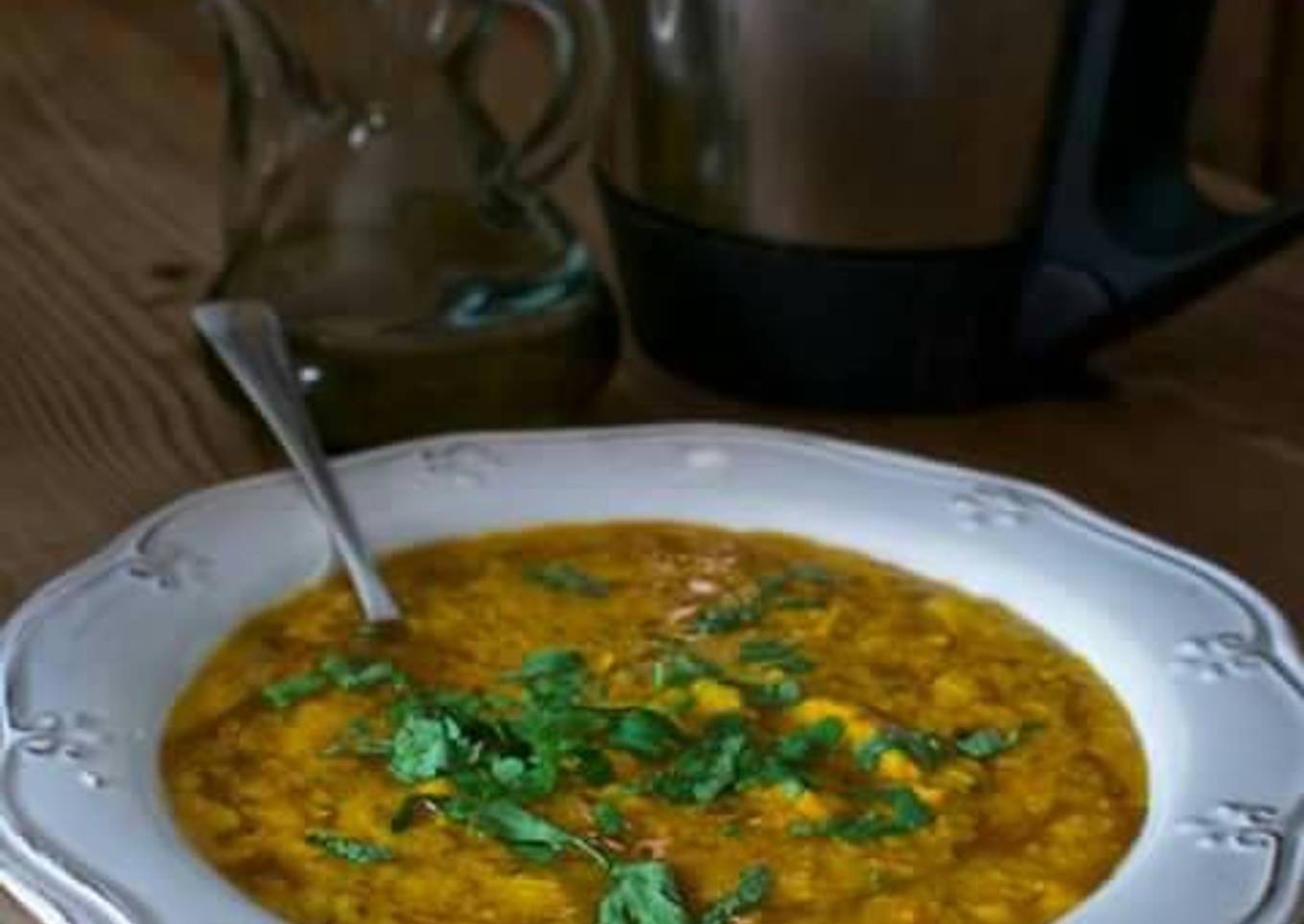 Sopa de pollo y garbanzos 😍