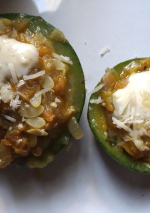 Una foto de Zapallitos rellenos