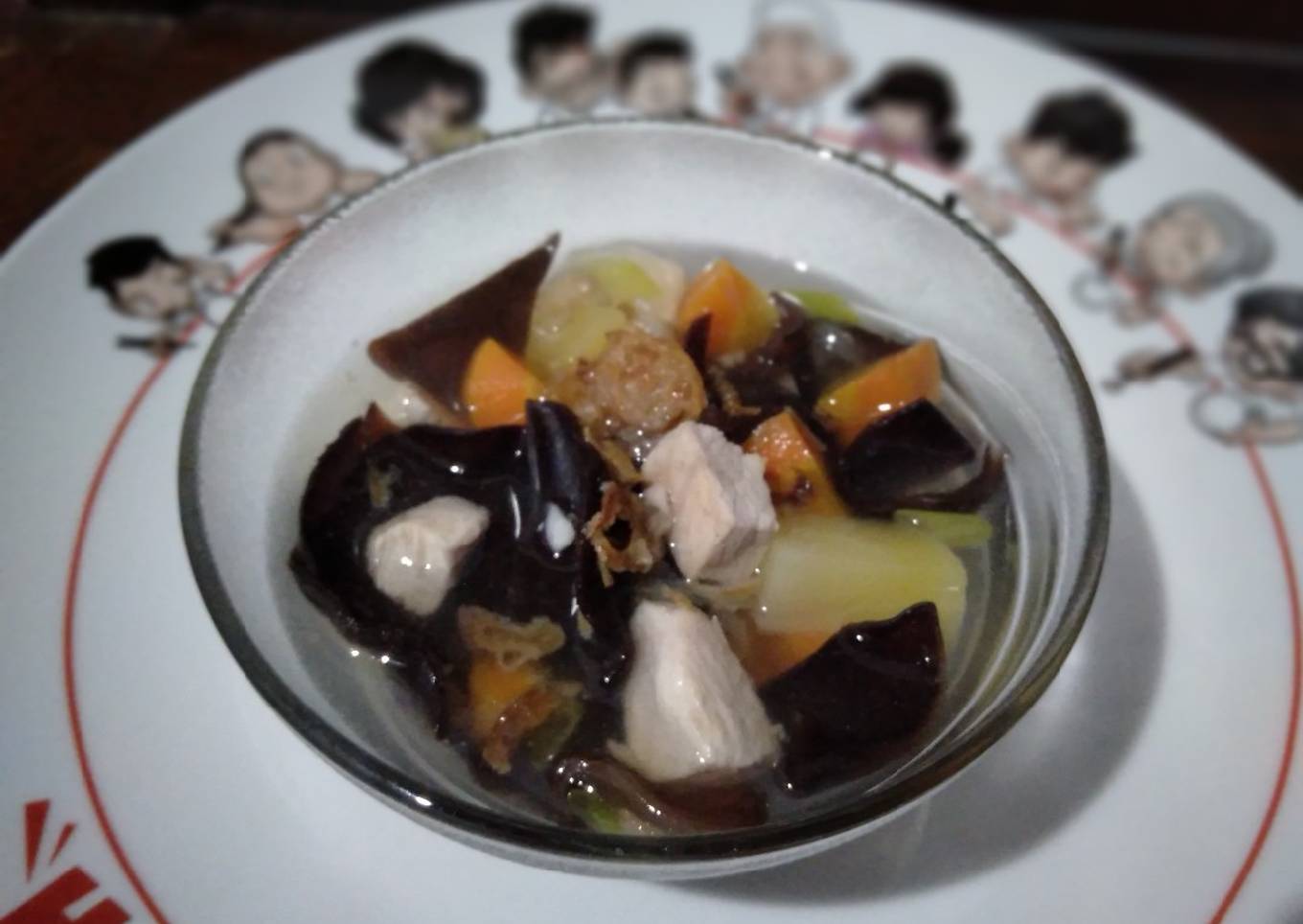 Sup Ayam Jamur Kuping