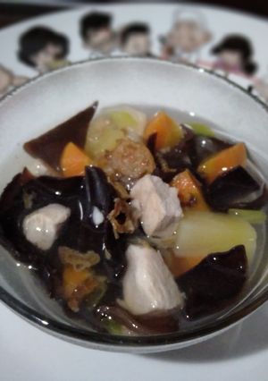 Foto resep Sup Ayam Jamur Kuping