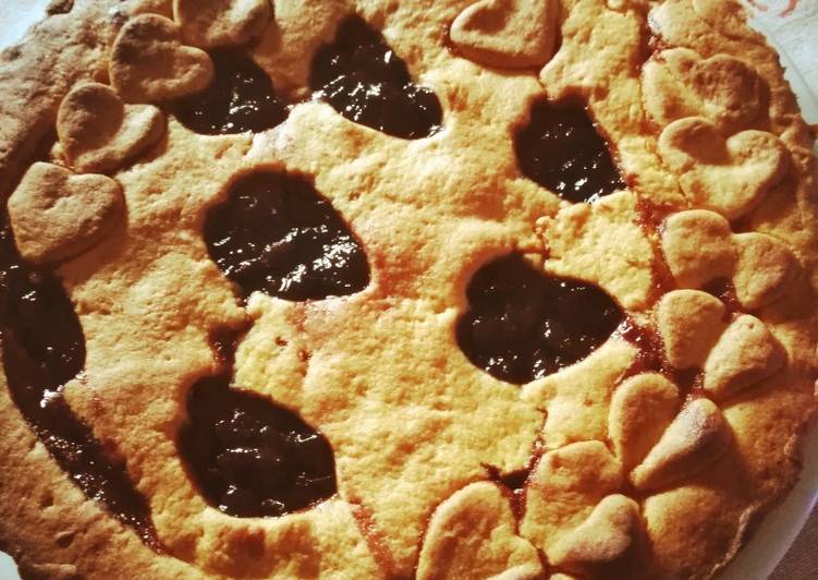 Crostata con frolla all'arancia