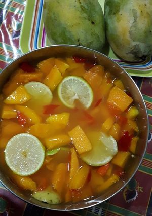Foto resep Asinan mangga simple