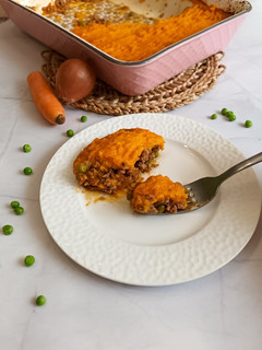 Pásztorpite édesburgonyával recept fotója
