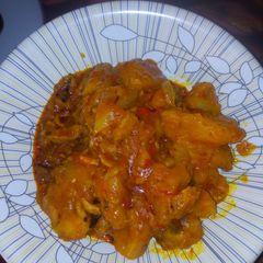 A picture of Yam porridge.