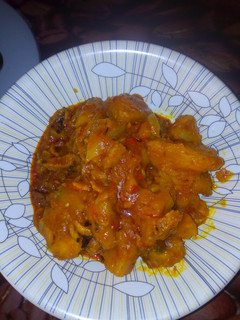 A picture of Yam porridge.
