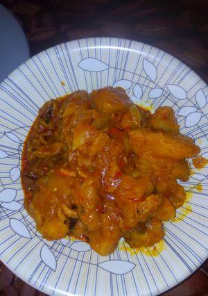 A picture of Yam porridge.