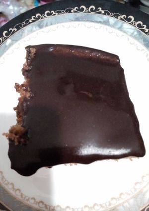 صورة لوصفة كيكة بدون لبن