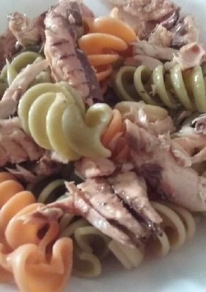 Una foto de Pasta con caballa