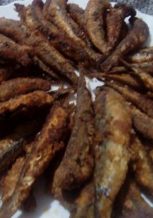 صورة لوصفة سردين مقلي على طريقتي يجي روعة 😋😋😋