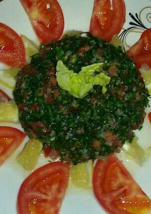 صورة لوصفة التبولة اللبنانية