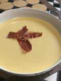 Sopa fría de durazno