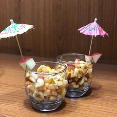 A picture of Fruit chat shots🥂.