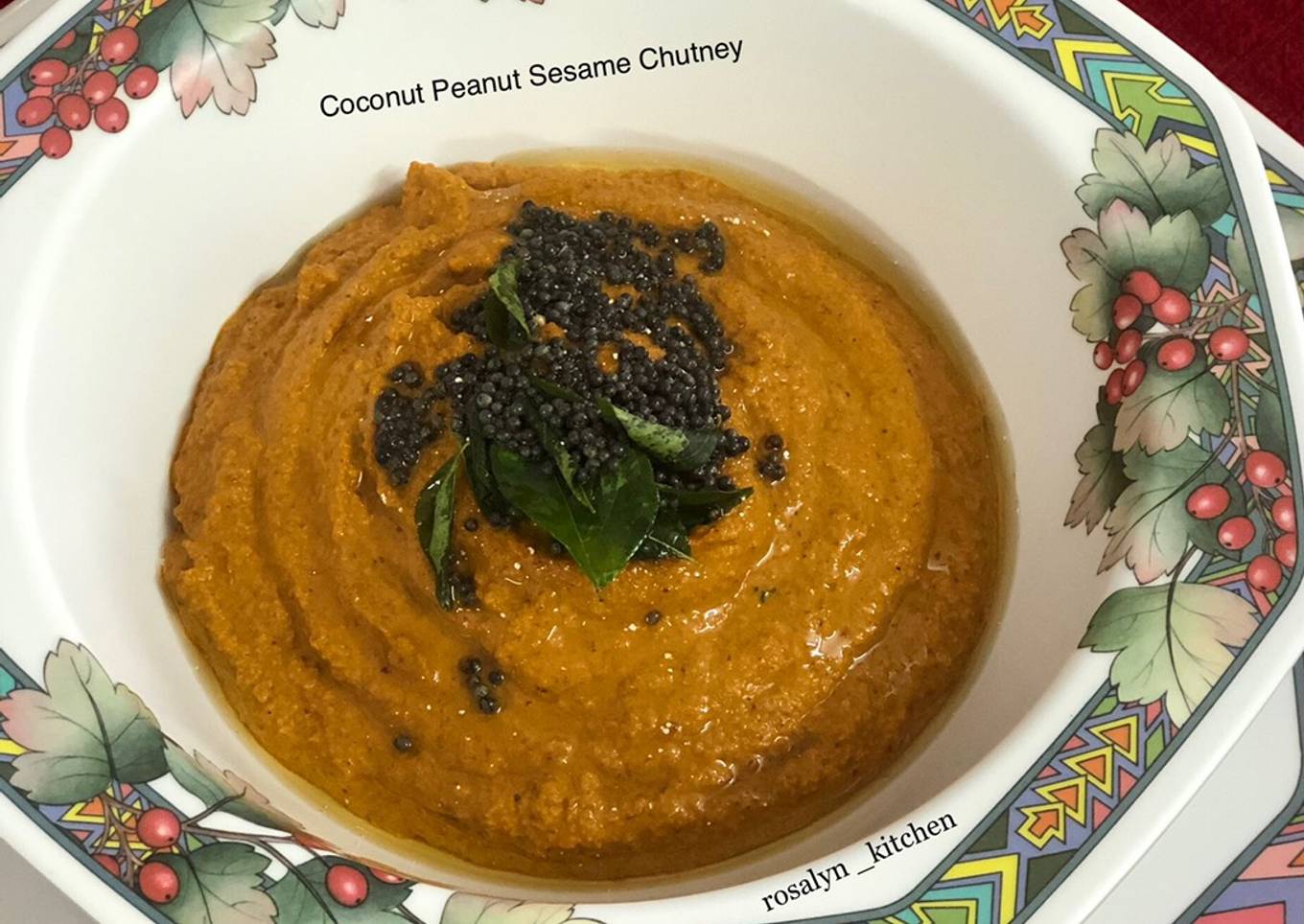 Coconut Peanut Sesame Chutney