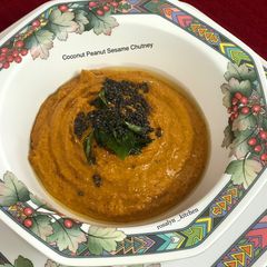 A picture of Coconut Peanut Sesame Chutney.