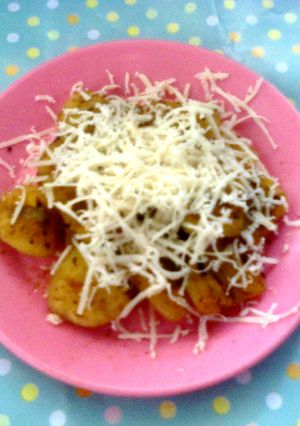 Foto resep Pisang keju (camilan Mpasi)