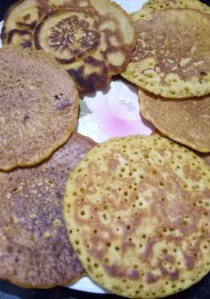 A picture of Besan potato chila.