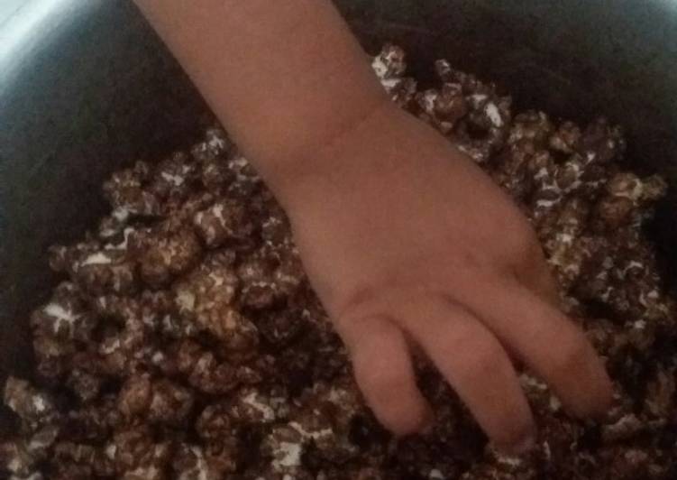 Pop corn coklat #resepTerbaruku