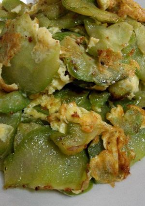 Foto resep Pare dengan kuning telur asin