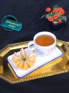 عکسی از دستور دمنوش نارنگی 🍊