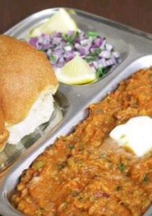 A picture of Pav bhaji.