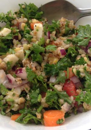 तबूले सलाद (Tabbouleh salad recipe in Hindi) रेसिपी मुख्य फोटो